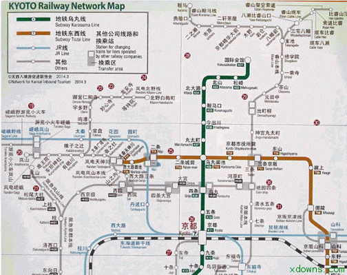 京都市地图高清