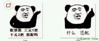 0 免费版介绍     熊猫头配钥匙表情包,这个表达式包很常规,没有问