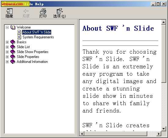 Download SWF n Slide - Fileorg